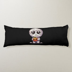 Coussins Longs Citrouille d'Halloween mignonne/maman