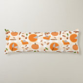 Coussins Longs Citrouille Pie Automne Motif d'automne (Devant)