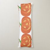 Coussins Longs Citrouille pour Halloween 1 (Dos (Vertical))