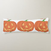 Coussins Longs Citrouille pour Halloween 1 (Devant)