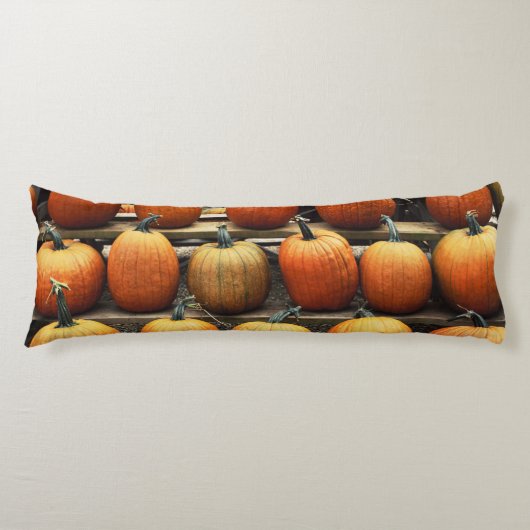 Coussins Longs Citrouilles d'automne (Devant)