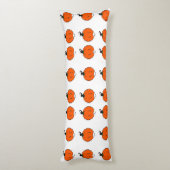 Coussins Longs Citrouilles de récolte d'automne (Dos (Vertical))