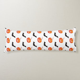 Coussins Longs Citrouilles et chauves-souris d'Halloween, des fri