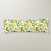 Coussins Longs Citrus aux fleurs de citron méditerranéen (Devant)