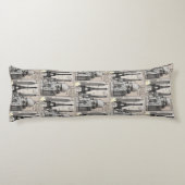 Coussins Longs "Cityscape Serenity" (Dos)