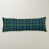 Coussins Longs Clan Plaid Campbell Green Blue Check Tartan (Dos)