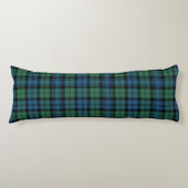 Coussins Longs Clan Plaid Campbell Green Blue Check Tartan (Devant)