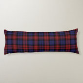 Coussins Longs Clan Plaid MacLachlan rouge violet Tartan (Dos)
