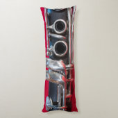 Coussins Longs Clarinet en rouge (Dos (Vertical))