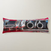 Coussins Longs Clarinet en rouge (Devant)
