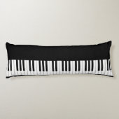 Coussins Longs Classic Piano Keyboard Personalized (Dos)