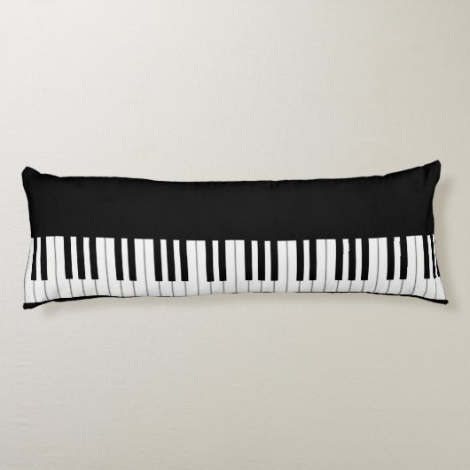 Coussins Longs Classic Piano Keyboard Personalized (Dos)