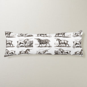 Coussins Longs Classique Unicorne Antique Mythique Magie Créature
