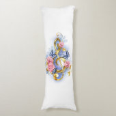 Coussins Longs Clé de fer avec roses roses roses (Devant (Vertical))