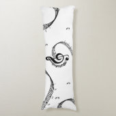 Coussins Longs Climactic G Clef Music (Devant (Vertical))