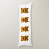 Coussins Longs Clipart Brown de nounours (Dos (Vertical))
