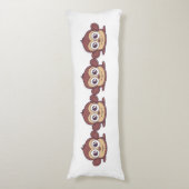 Coussins Longs Clipart de singe mignon (Devant (Vertical))