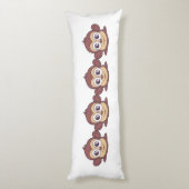 Coussins Longs Clipart de singe mignon (Dos (Vertical))