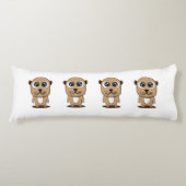 Coussins Longs Clipart mignon de caractère (Devant)