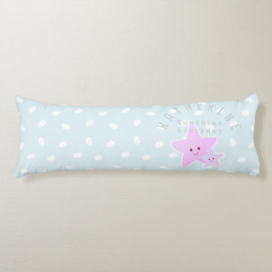 Coussins Longs Cloud Stars Baby Pastel Blue