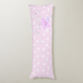 Coussins Longs Cloud Stars Bébé Pastel Rose (Devant (Vertical))