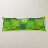 Coussins Longs Clovers verts, Lucky Clovers, Saint Patrick's Day (Dos)