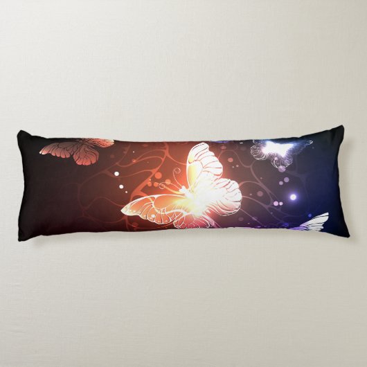 Coussins Longs Clowing Night Butterflies (Dos)
