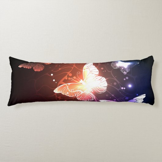 Coussins Longs Clowing Night Butterflies (Devant)