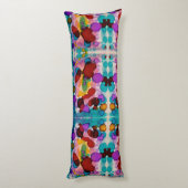 Coussins Longs Clown de bonbons (Dos (Vertical))