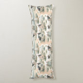 Coussins Longs Coastal Cottage Lighthouse Pattern (Dos (Vertical))