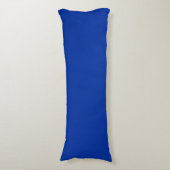 Coussins Longs Cobalt Électrique Uni | Élégance Classique (Devant (Vertical))