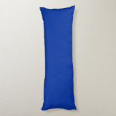 Coussins Longs Cobalt Électrique Uni | Élégance Classique (Dos (Vertical))