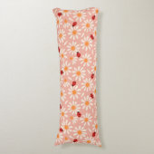 Coussins Longs Coccinelles et marguerites (Devant (Vertical))