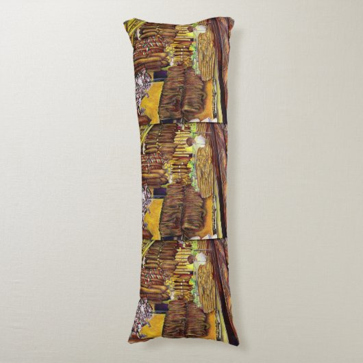 Coussins Longs Cochon, Budapest (Devant (Vertical))