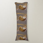 Coussins Longs Cochon d'Inde Fantaisiste Harpiste (Devant (Vertical))