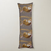 Coussins Longs Cochon d'Inde Fantaisiste Harpiste (Dos (Vertical))
