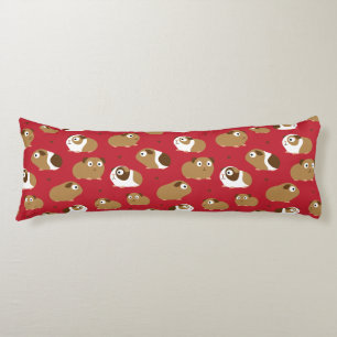 Coussins Longs Cochons d'Inde mignons Oreiller corporel