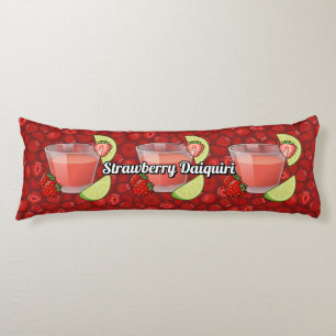 Coussins Longs Cocktail de fraise Daiquiri