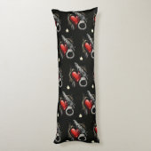 Coussins Longs "Coeur ce soir" (Dos (Vertical))