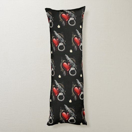 Coussins Longs "Coeur ce soir" (Dos (Vertical))