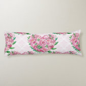 Coussins Longs coeur de la tourbe d'aquarelle (Dos)