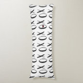 Coussins Longs Coeur XOXO (Devant (Vertical))