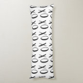 Coussins Longs Coeur XOXO (Dos (Vertical))