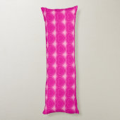 Coussins Longs Coeurs Abstraits modernes - Fuchsia rose (Dos (Vertical))