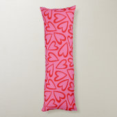 Coussins Longs Coeurs de la Saint Valentin (Dos (Vertical))