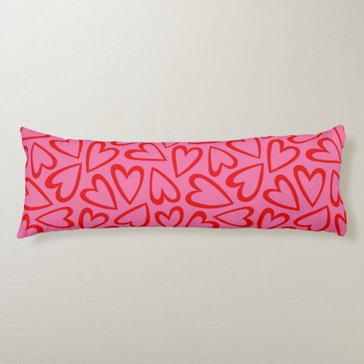 Coussins Longs Coeurs de la Saint Valentin (Devant)