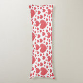 Coussins Longs Coeurs de scintillement (Devant (Vertical))