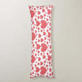 Coussins Longs Coeurs de scintillement (Dos (Vertical))