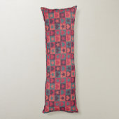 Coussins Longs Coeurs et rose de profil sous convention (Dos (Vertical))
