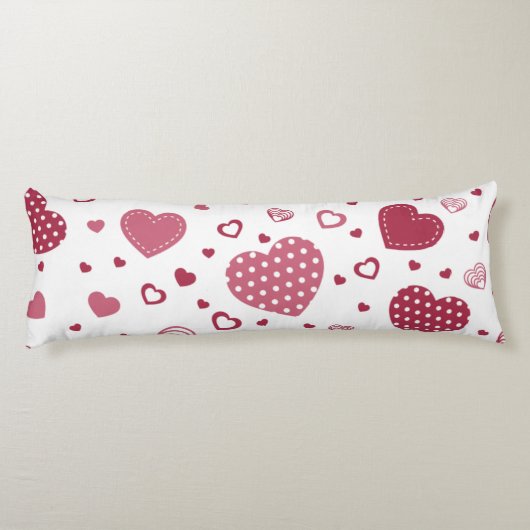 Coussins Longs Coeurs mignons Saint Valentin (Dos)